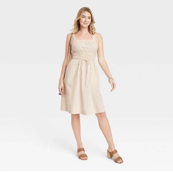 tan midi dress formal Jluxlabel Women's Back To You Maxi Dress main image 1